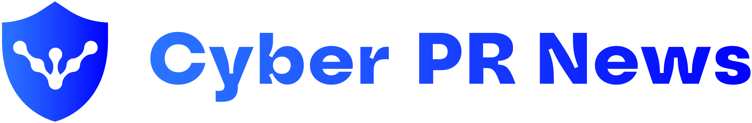 Cyber PR News logo blue